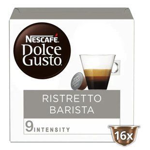 Кава в капсулах Nescaf&eacute; Dolce Gusto Ristretto Barista, 16 шт. DGRB16 фото