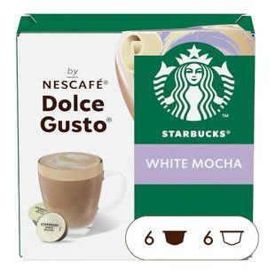 Кава в капсулах Starbucks Nescaf&eacute; Dolce Gusto White Mocha, 12 шт. 2888412847 фото