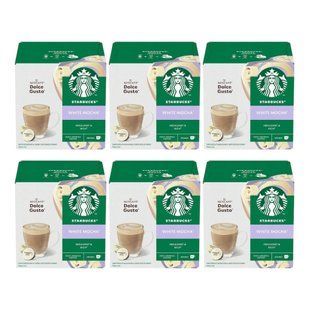 Набор кофе в капсулах Starbucks Nescaf&eacute; Dolce Gusto White Mocha - 72 капсулы DGWМ72 фото