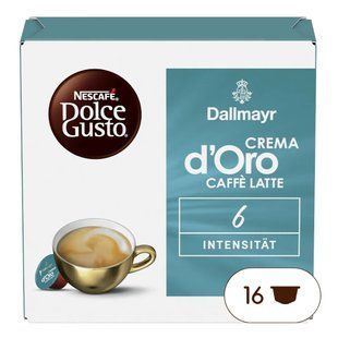 Кофе в капсулах Dallmayr Nescaf&eacute; Dolce Gusto Crema d'Oro Caff&egrave; Latte, 16 шт. DDGCL16 фото