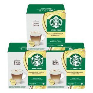 Набір кави в капсулах Starbucks Nescaf&eacute; Dolce Gusto Madagascar Vanilla Macchiato &ndash; 36 капсул DGW36 фото