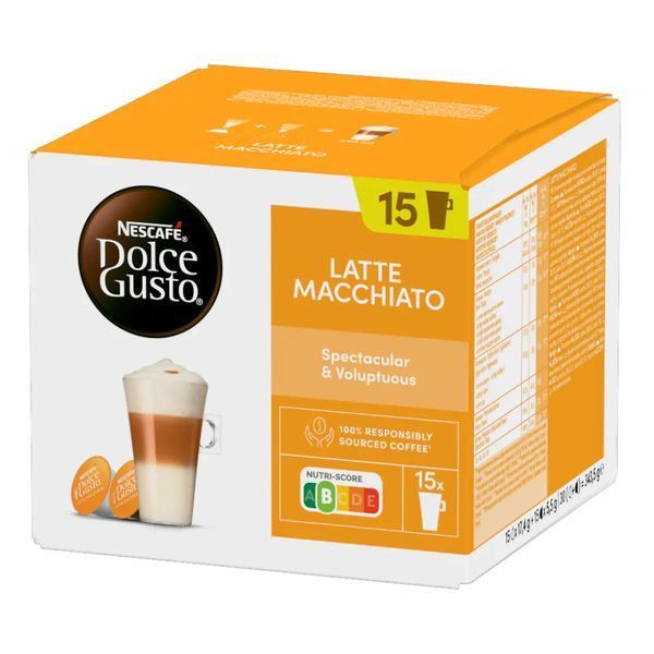 Кава в капсулах Nescaf&eacute; Dolce Gusto Latte Macchiato, 30 шт. DGLM30 фото