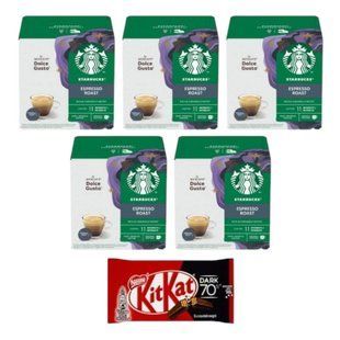 Набір кави в капсулах Starbucks Nescaf&eacute; Dolce Gusto Espresso Roast &ndash; 60 капсул DGRМ60 фото