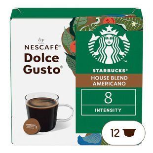 Кава в капсулах Starbucks Nescaf&eacute; Dolce Gusto House Blend Americano, 12 шт. SD12 фото